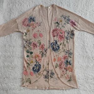Ginger G Floral Print Cardigan